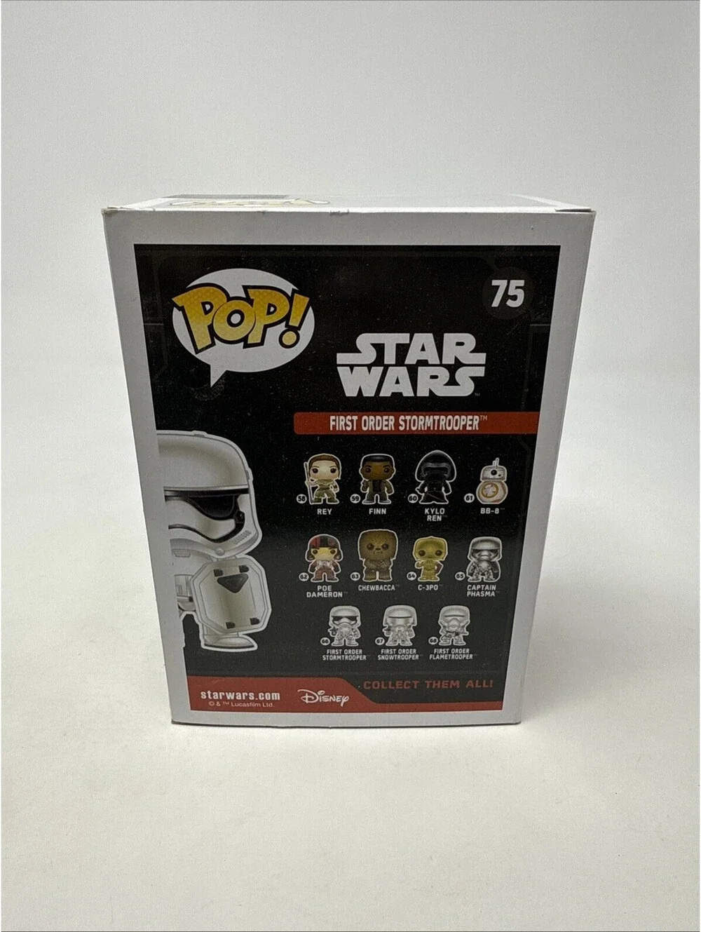 Funko Pop  Star Wars Stormtrooper (Riot Gear) - Walgreens Exclusive #75